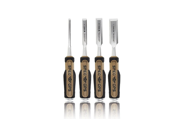 Spec Ops Bevel-Edge Wood Chisel Set
