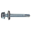 Self-Drilling Screw With Washer, Hex, Zinc-Coated, 3/4-In. x #12, 1-Lb.