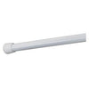 Shower Curtain Tension Rod, White Cameo, 43-75-In.