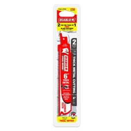 Steel Demon Reciprocating Saw Blades, Metal-Cutting, 8 TPI, 6-In., 2-Pk.