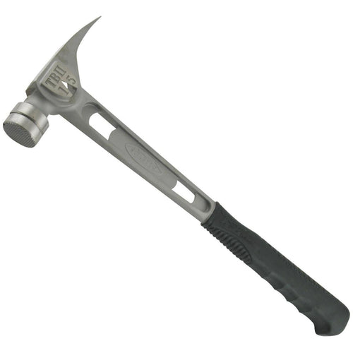 Stiletto Ti-Bone III 15 Oz. Milled-Face Framing Hammer with Straight Titanium Handle