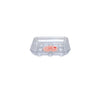 Curtis Wagner 8 Square Clear Designer Heavy Plant Saucer