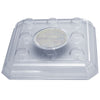 Curtis Wagner 14 Square Clear Designer Heavy Plant Saucers