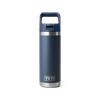 YETI RAMBLER® 18 Oz Water Bottle With Color-Matched Straw Cap