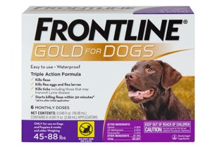 Frontline Gold for Dogs Triple Action Flea and Tick