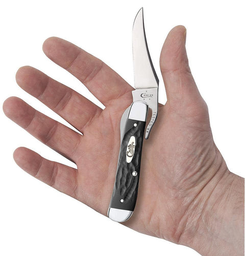 Case Knives Jigged Rough Black® Synthetic RussLock®