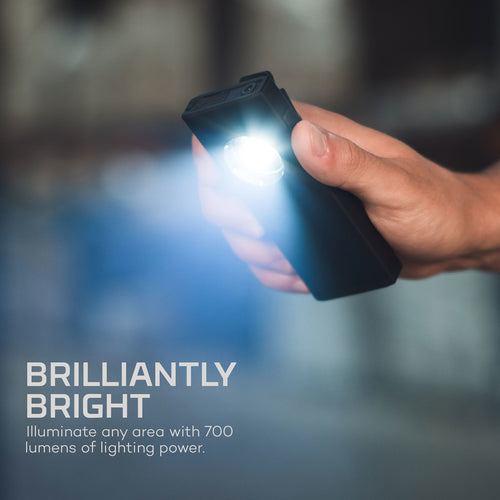 NEBO SLIM+ Best Rechargeable Pocket Light with Laser Pointer and Power Bank