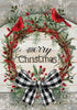 Custom Decor Berry Wreath-Flag