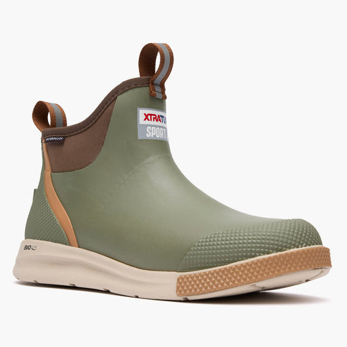 XtraTuf Men's Ankle Deck Boot Sport Olive