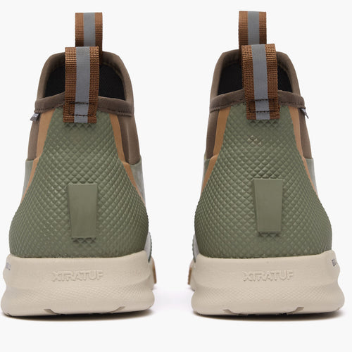 XtraTuf Men's Ankle Deck Boot Sport Olive