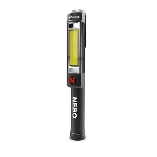 Nebo Big Larry 2 Bright Flashlight & Work Light with Clip & Magnetic Base