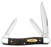 Case Smooth Black Curly Oak Wood Medium Stockman