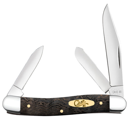 Case Smooth Black Curly Oak Wood Medium Stockman