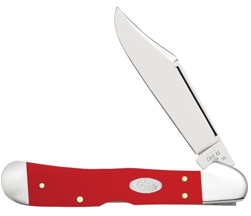 Case SparXX Smooth Red Synthetic CopperLock Pocket Knife