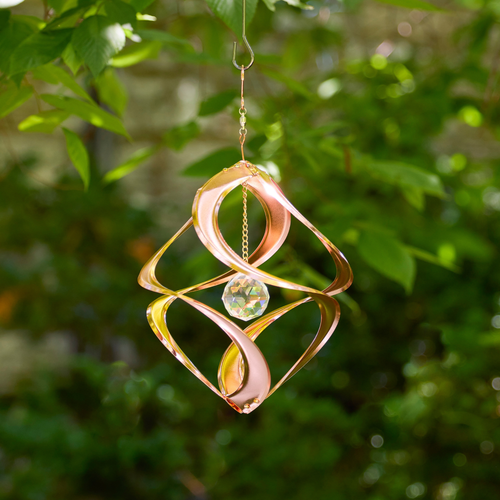 Red Carpet Studios Red Carpet Studios Copper Cosmix Garden Spinner with Crystal -11″)