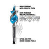 Spyder 3-Piece Woodboring Auger Bit Set (1/2, 3/4, 1) Stinger™