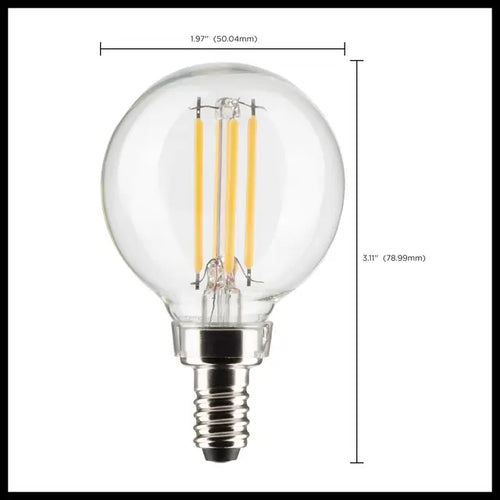 Satco S21810 4G16.5/LED/CL/927/120V/E12/2CD
