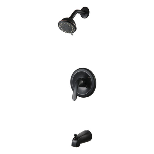 Compass Manufacturing 192-6940 Noble Single Handle Tub and Shower Faucet