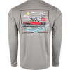 Drake Icon Americana Long Sleeve UPF50 Performance Crew