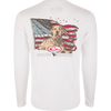 Drake Icon Americana Long Sleeve UPF50 Performance Crew