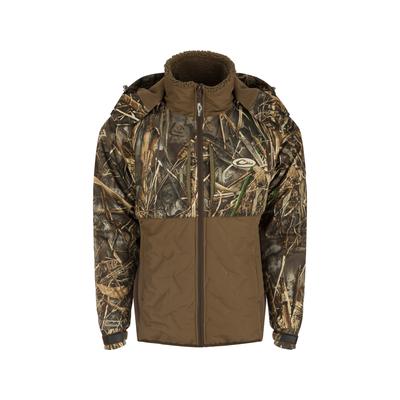 Drake Waterfowl LST Guardian Flex Double Down Eqwader Hooded Full-Zip Jacket with Hood