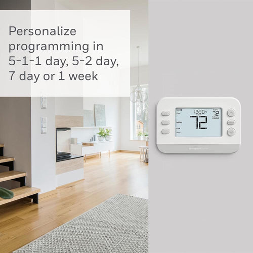 Honeywell Honeywell Home X2P Flex Schedule Programmable Thermostat for Multi-Stage Conventional and Heat Pump Systems