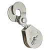 National Hardware Scissor Hook Single Pulley Zinc