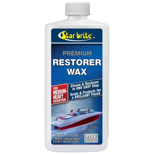 Star Brite Premium Restorer Wax For Medium to Heavy Oxidation