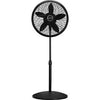 Pedestal Fan, Adjustable, Black, 18-In.